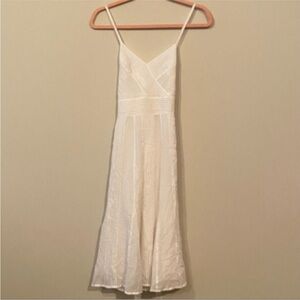 Theory retta washed gauze dress cotton silk lining
